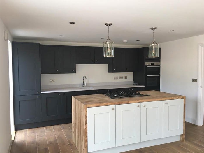 Photo of new kitchen installation in Bristol