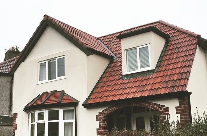 Photo of red tiled roof in Bristol