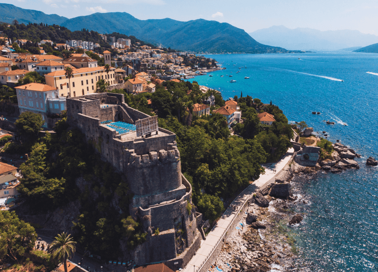 aerial view at Herceg Novi