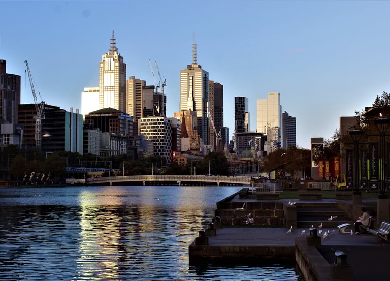 Melbourne riverwalk