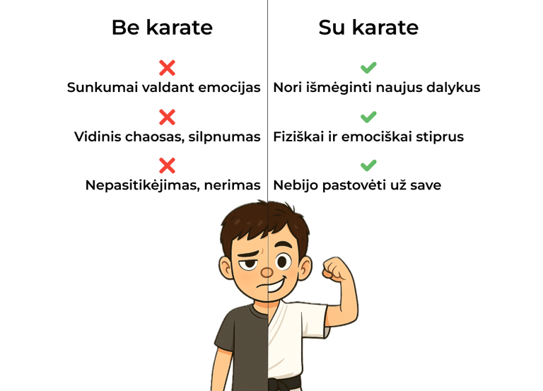 karate treniruociu naudos