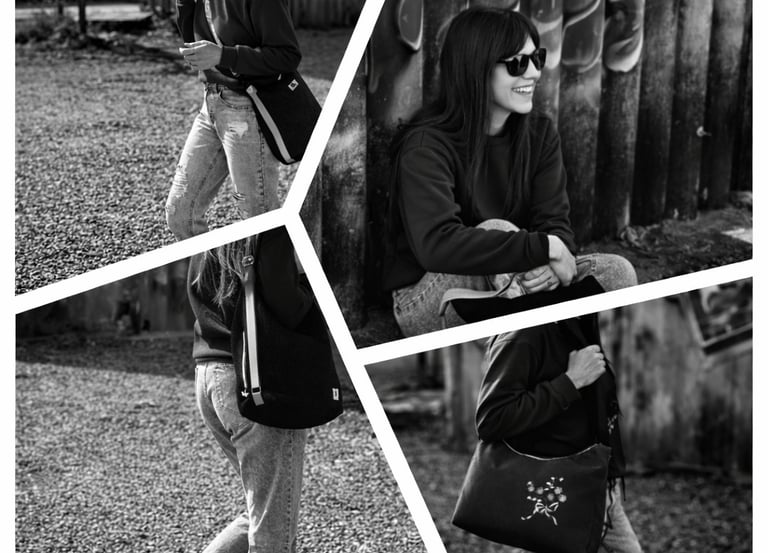 Artesana de SEN Studio confección de bolsos en Zaragoza