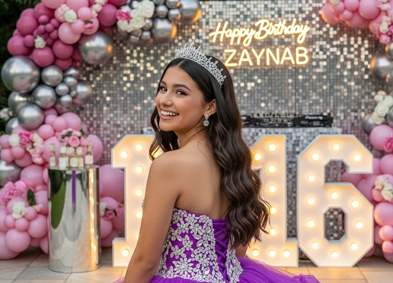 Hispanic Sweet 16 DJ services in Ontario – DJ for Latino Sweet Sixteen with music, lighting and MC