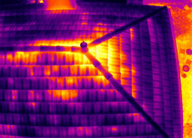 inspection toiture thermographique
