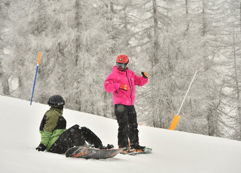 lezioni di snowboard private a Sestriere