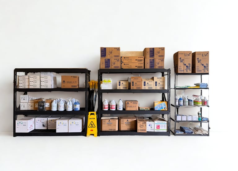 A small sample of the supplies we provide.
