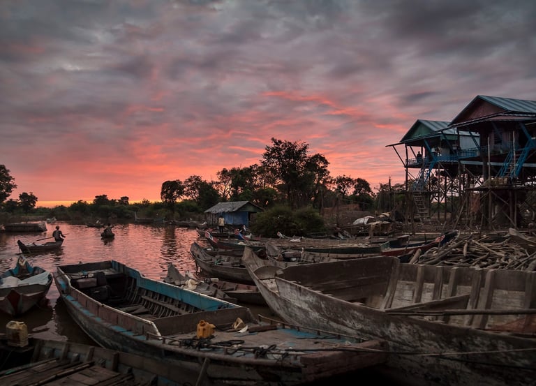 Kompong Pluhk pictures. Cambodia