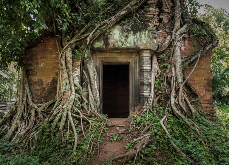 Koh Ker temples. Cambodia.