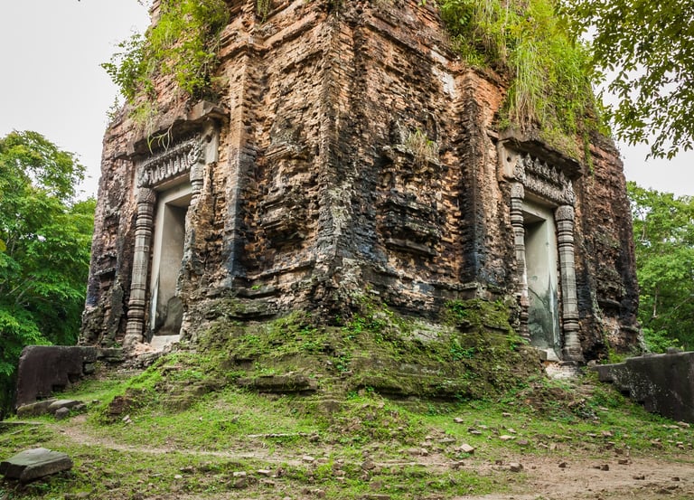 Sambor Prei Kuk temples. Cambodia