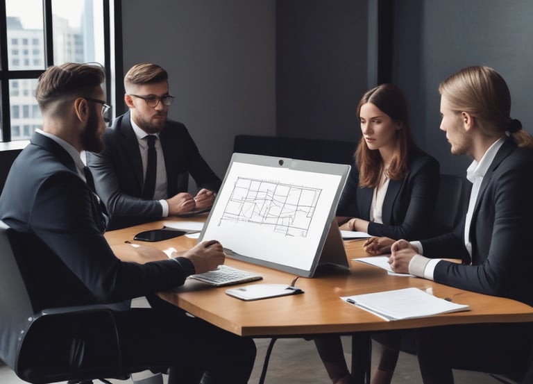 silhouette of people on hill