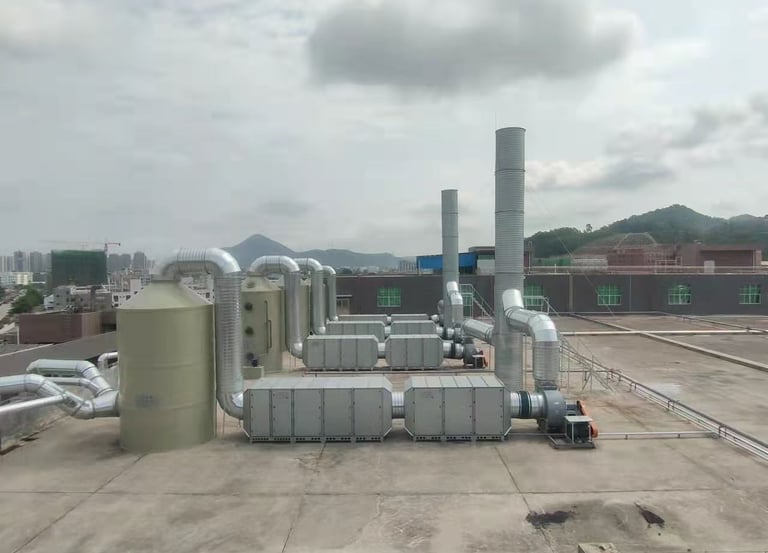 VOCs activated carbon waste gas treatment system