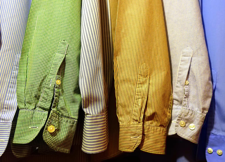 Photo by Mike Bird close up of dress shirt sleeves