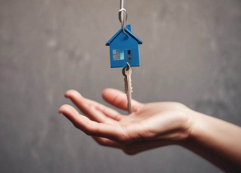 Agent Marlo discussing property options with clients in a modern South Florida home.