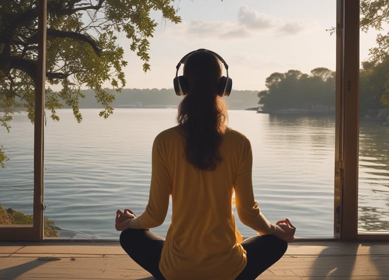 A vibrant collection of aesthetic downloads like wallpapers and icons arranged artistically.