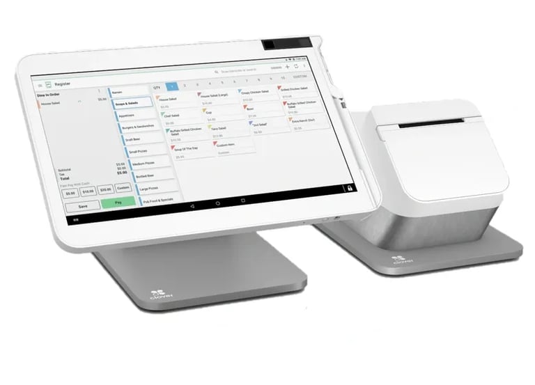 Clover Station: HTML5 interface, support all payment options, Ethernet and WIFI Capable