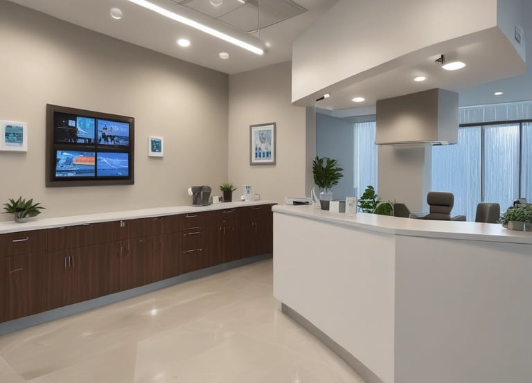 Clinique de greffe capillaire moderne et chaleureuse et professionnel