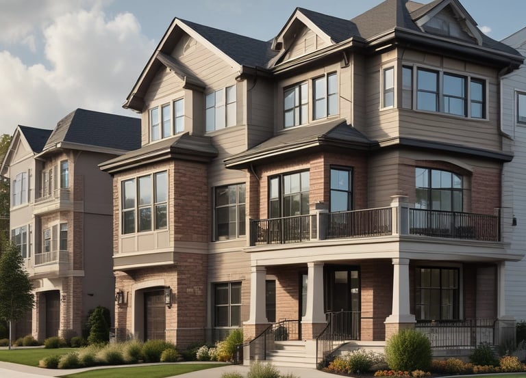 A welcoming real estate office with friendly agents ready to assist clients.