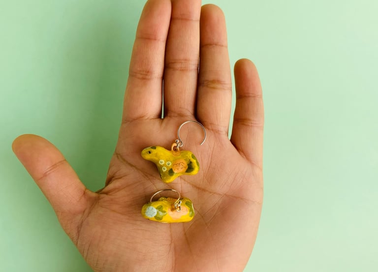 tanka, the disco-t earring