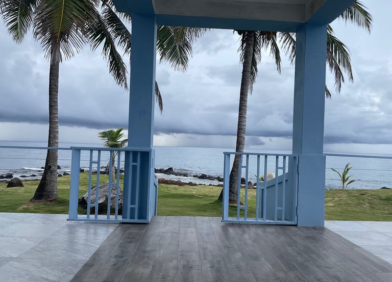 Ocean view from the front deck