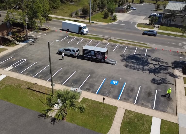 Parking Lot Line Striping