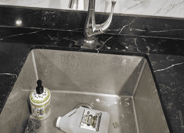 Deep restoration cleaning of heavily soiled kitchen in Durham Region