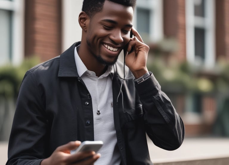 A smartphone is placed on a checkered surface outdoors, displaying a payment or request app where someone is trying to send or request $100 for utilities. There is a potted plant with succulent leaves in the corner.