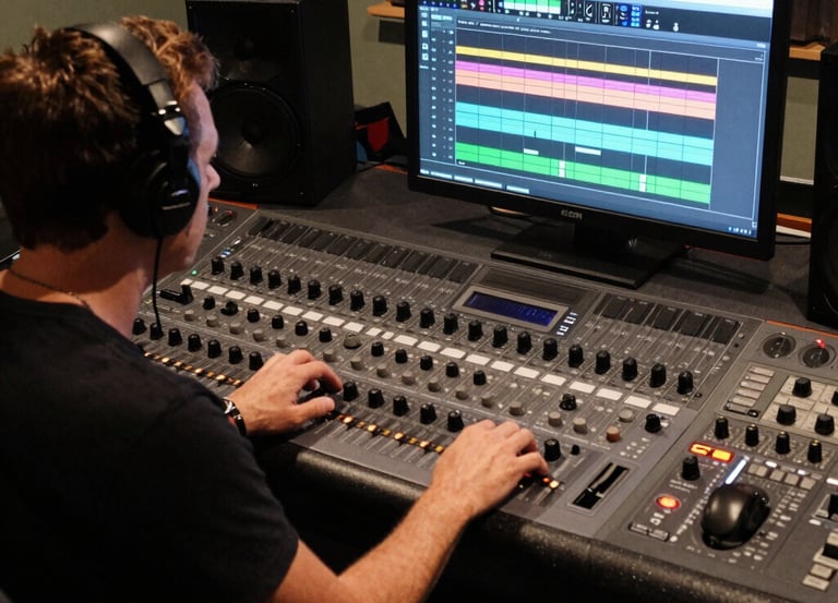 A clean, modern table comparing four music licensing tiers with icons representing each.