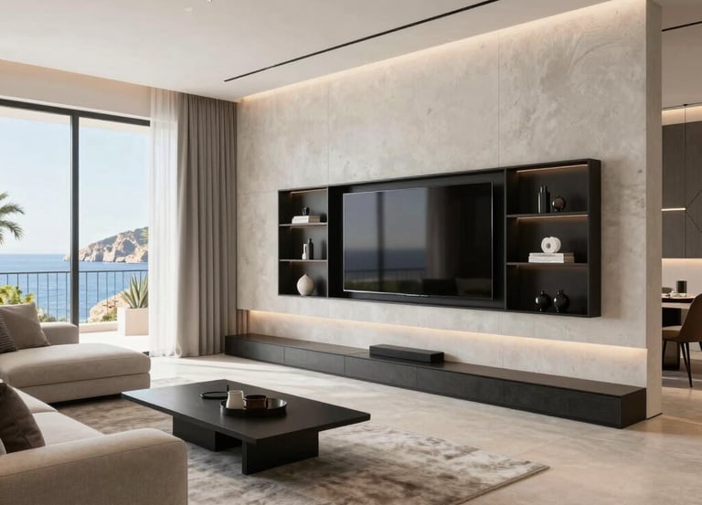 Custom cabinetry fitting in sunlit Costa del Sol home by Zwanenburg Montage