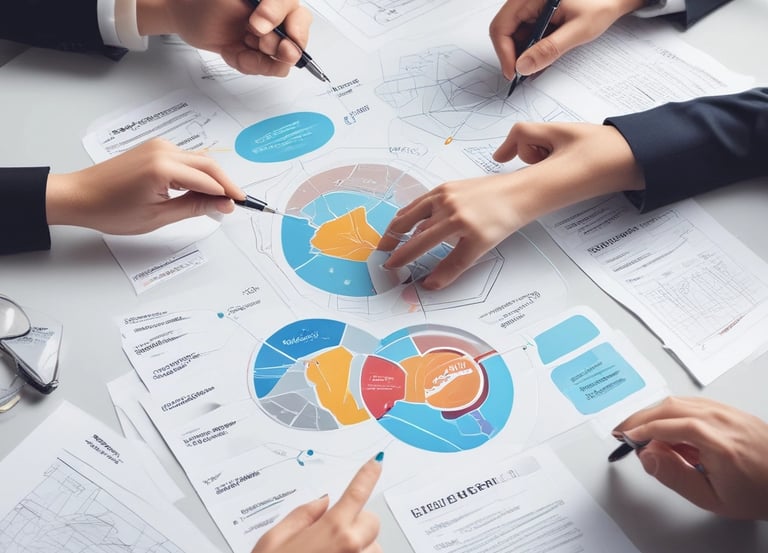 A dynamic collage showing education, gas pipelines, and travel scenes representing diverse business ventures.