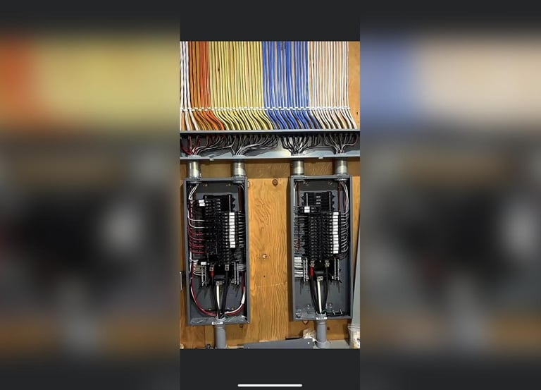 Installation de panneaux électriques et câblage propre à Sherbrooke par LTE Électrique inc.