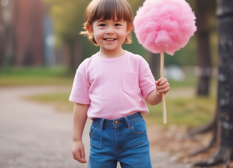 Photo of colorful granité and cotton candy machines set up at a lively outdoor party.