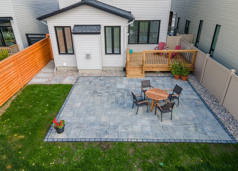Avenue Seasons custom interlock patio installation in Toronto for beautiful backyard retreats