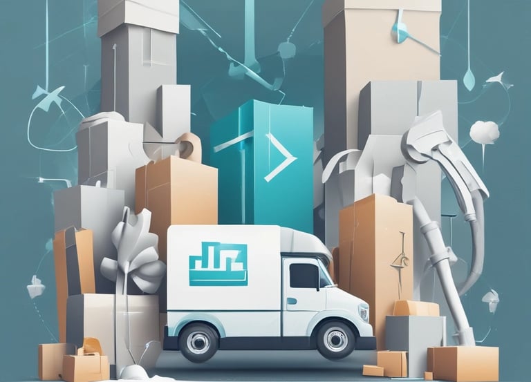 A professional moving team carefully handling furniture in a bright Berlin apartment.