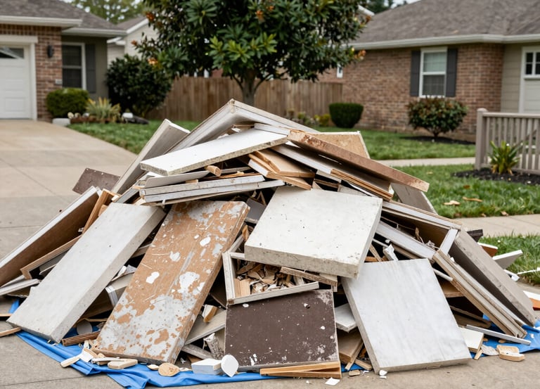 A room filled with lots of boxes and plants