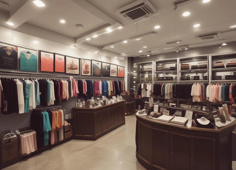 A vibrant training session with aspiring franchise owners learning retail skills.