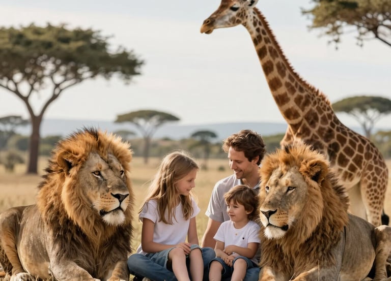 A sleek, futuristic interface showing a guest's selfie transforming into multiple themed souvenir images and a short video preview.