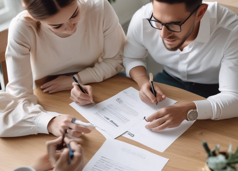 a man in a white shirt and tie is sitting at a desk