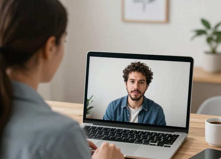 A calm workspace with open theology books and a laptop, lit by soft morning light.