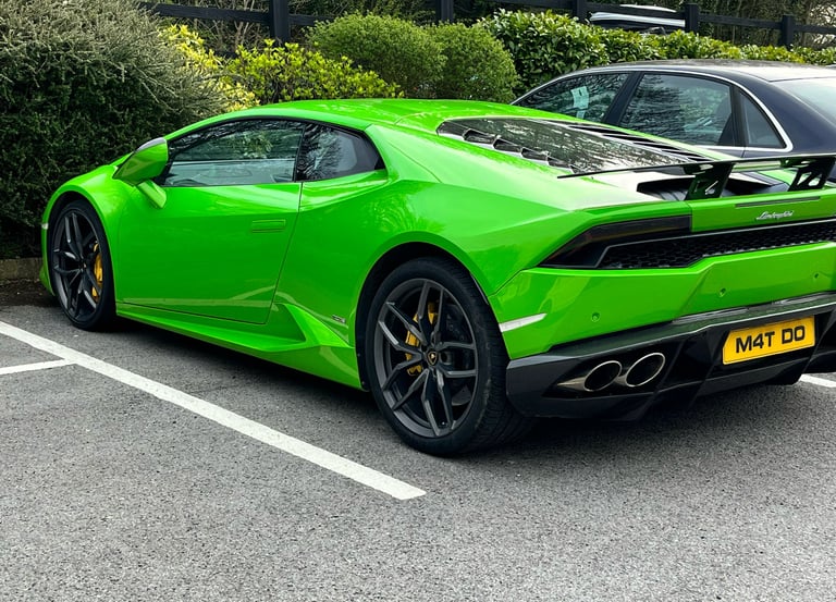 pristine green Lamborghini