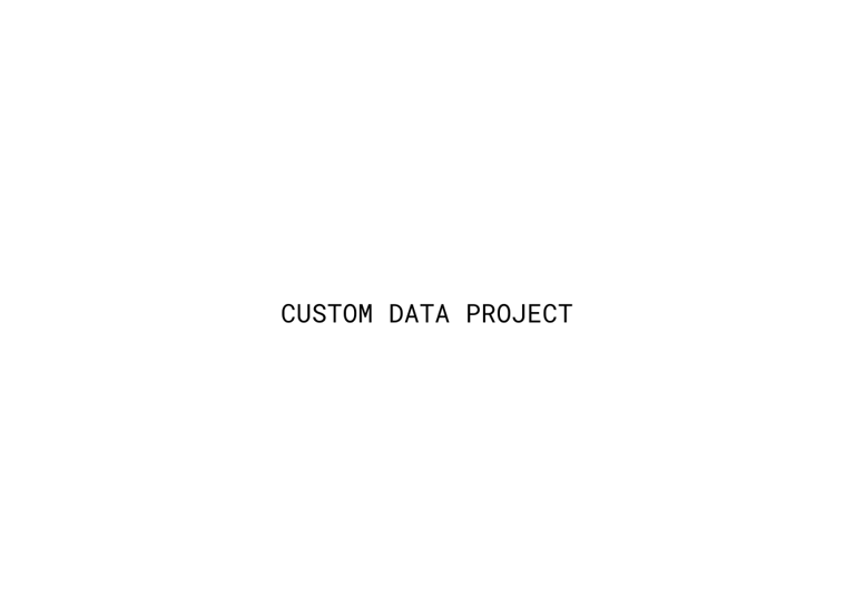 custom data project