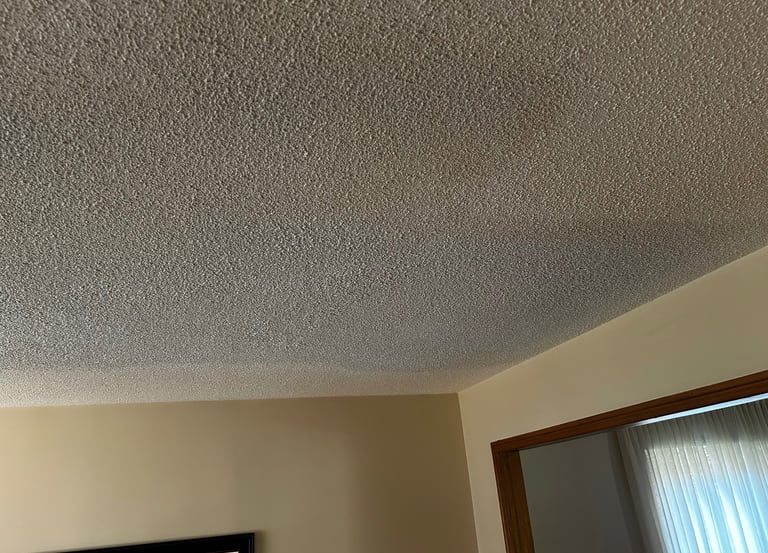 Popcorn Ceiling Repairs & Restoration.