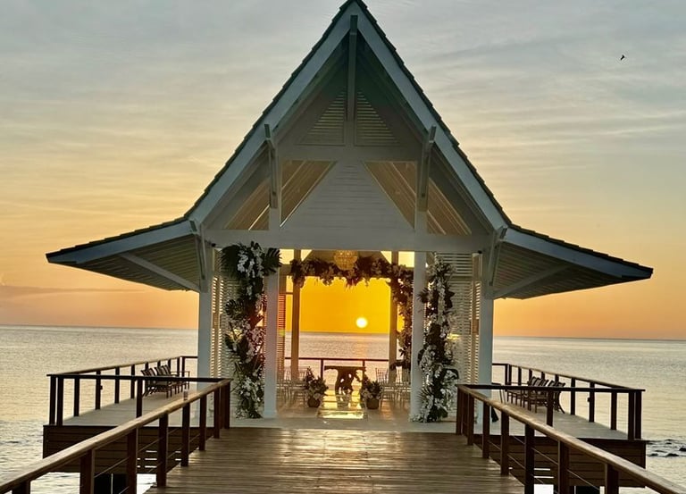 Capel over the water St Vincent Destination Wedding 