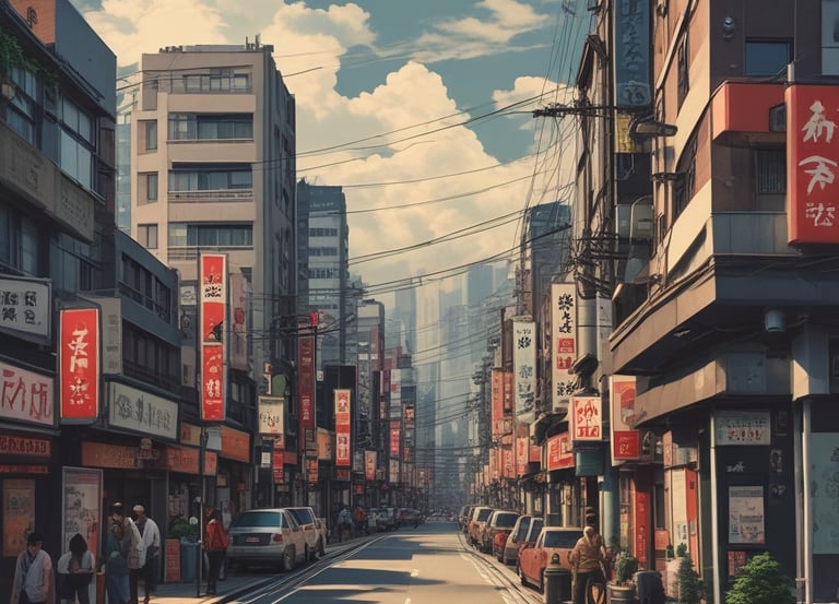 A vibrant display of gachapons and figurines.