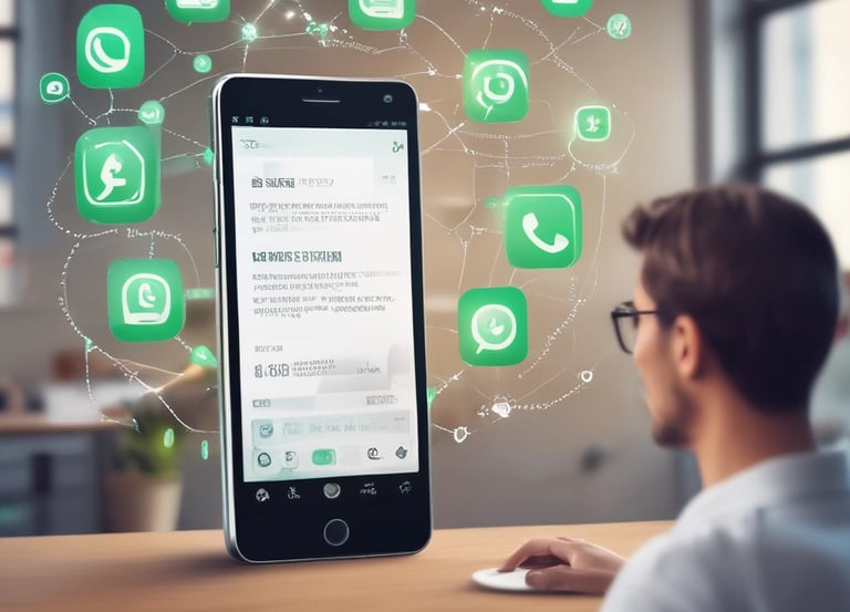 A smartphone displaying the 'Copilot' application screen, featuring a colorful logo and tagline 'Everyday AI companion'. The background consists of blurred images of digital applications such as Google Flights, Hotels, and Maps, suggesting various functionalities.