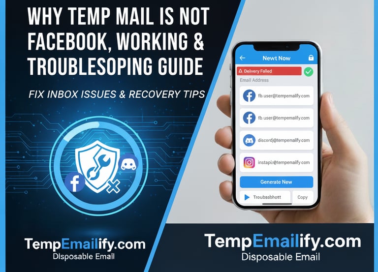 Why Temp Mail Is Not Working & Troubleshooting Guide | Fix Inbox Issues & Recovery Tips