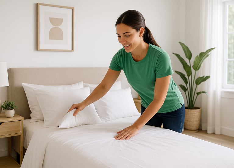 Dust Be Gone Airbnb cleaning professional creating spotless vacation rental spaces in Scottsdale