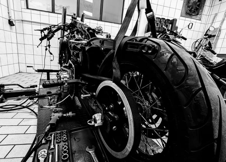 Motorrad Umbau Projekt