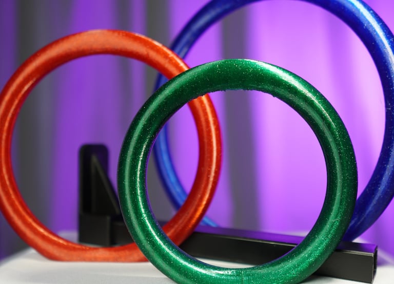 equimovex rings with holder for working equitation