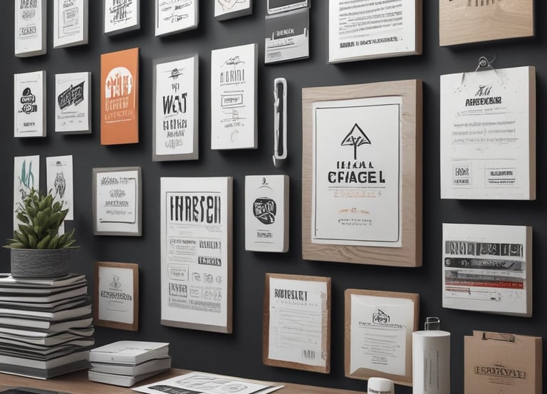 A modern office environment showcasing advanced printing technology.