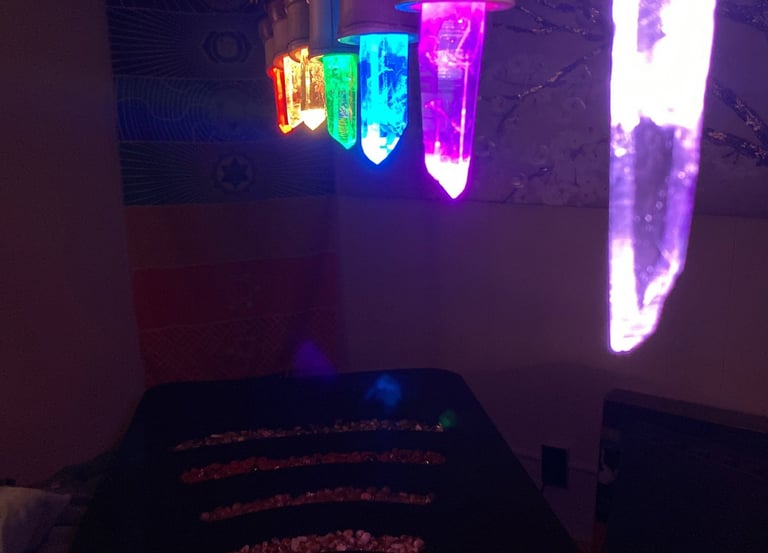 Crystal bed and crystal mattress offered at Soul Synergy Bodyworks, Helena, MT